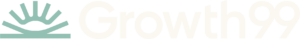Growth99 White Logo